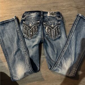 Miss Me Low Rise Boot Cut Jeans